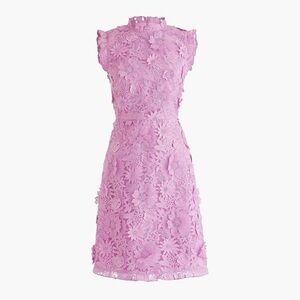 J.Crew Lace Floral Appliqué Dress size 2